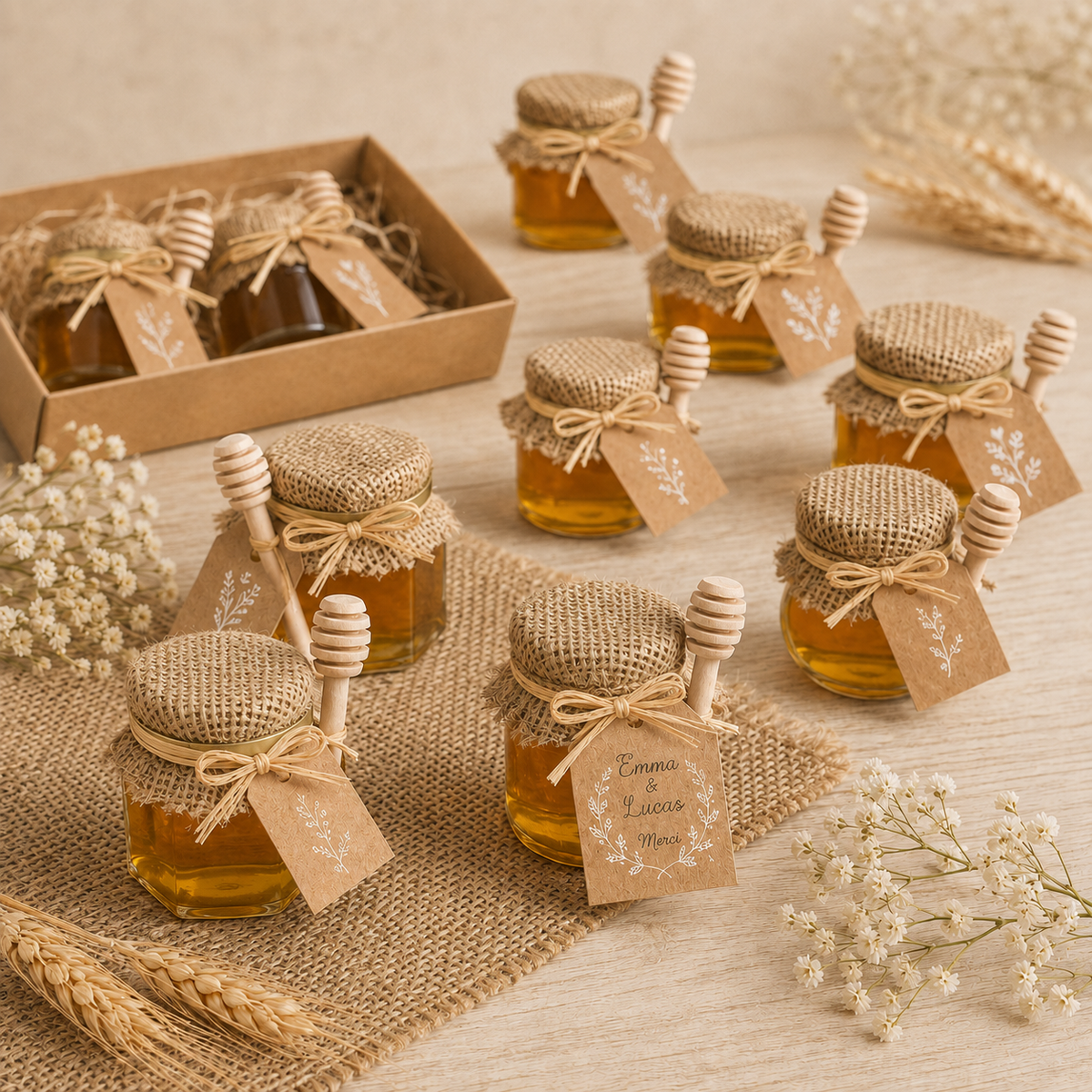 Customizable mini honey jars | 50g and 75g