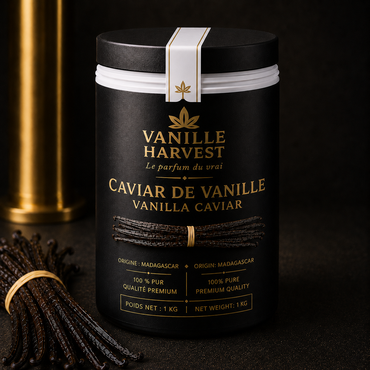 Bourbon vanilla caviar from Madagascar