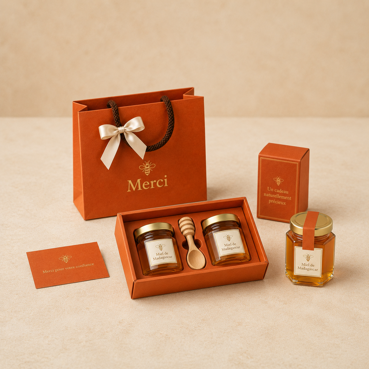 Customizable mini honey jars | 50g and 75g