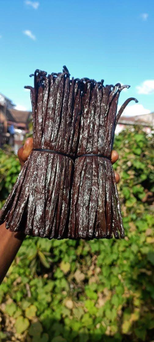 Madagascar Gourmet Bourbon Vanilla Beans 16–18 cm – Pack of 3 Beans