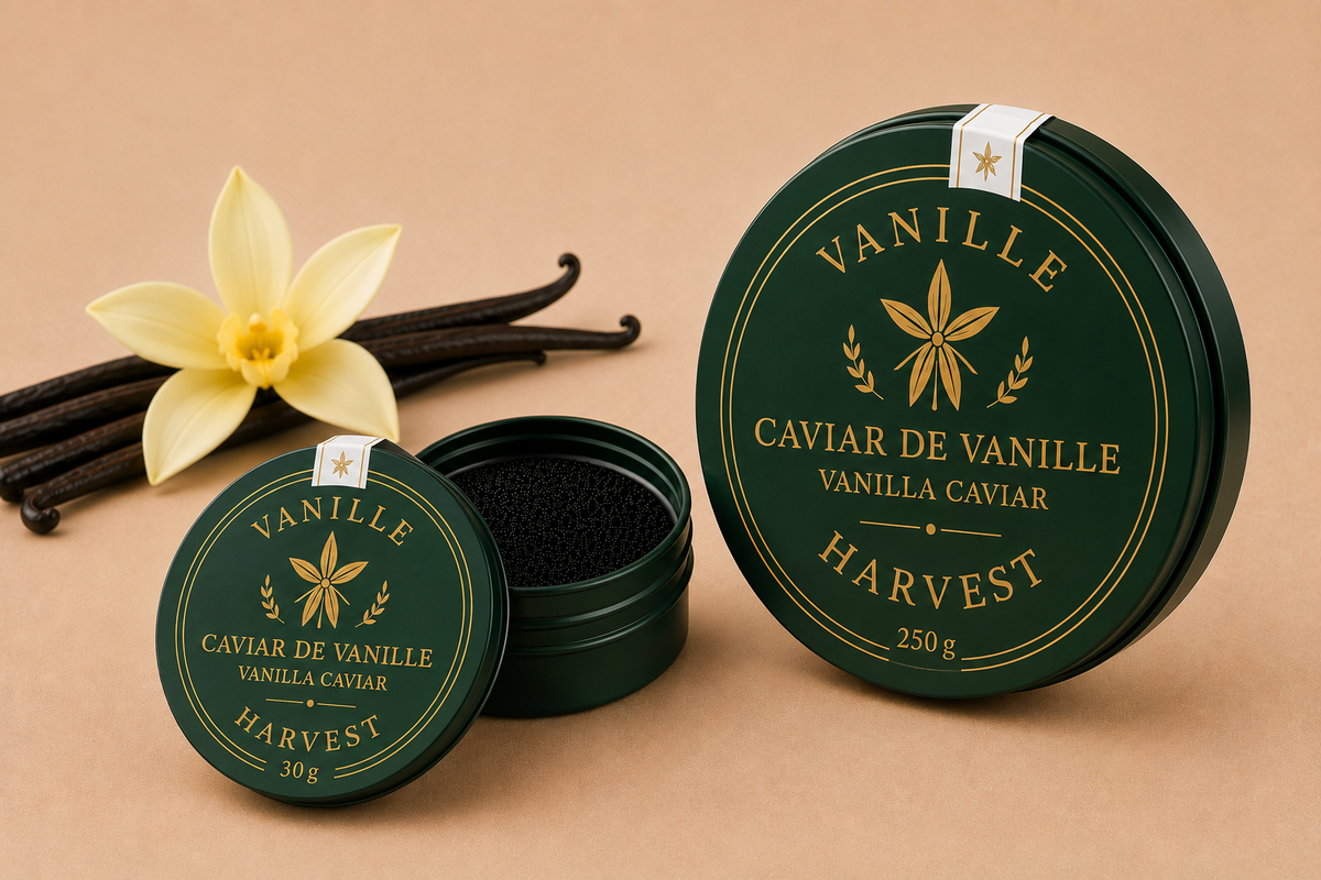 Bourbon vanilla caviar from Madagascar