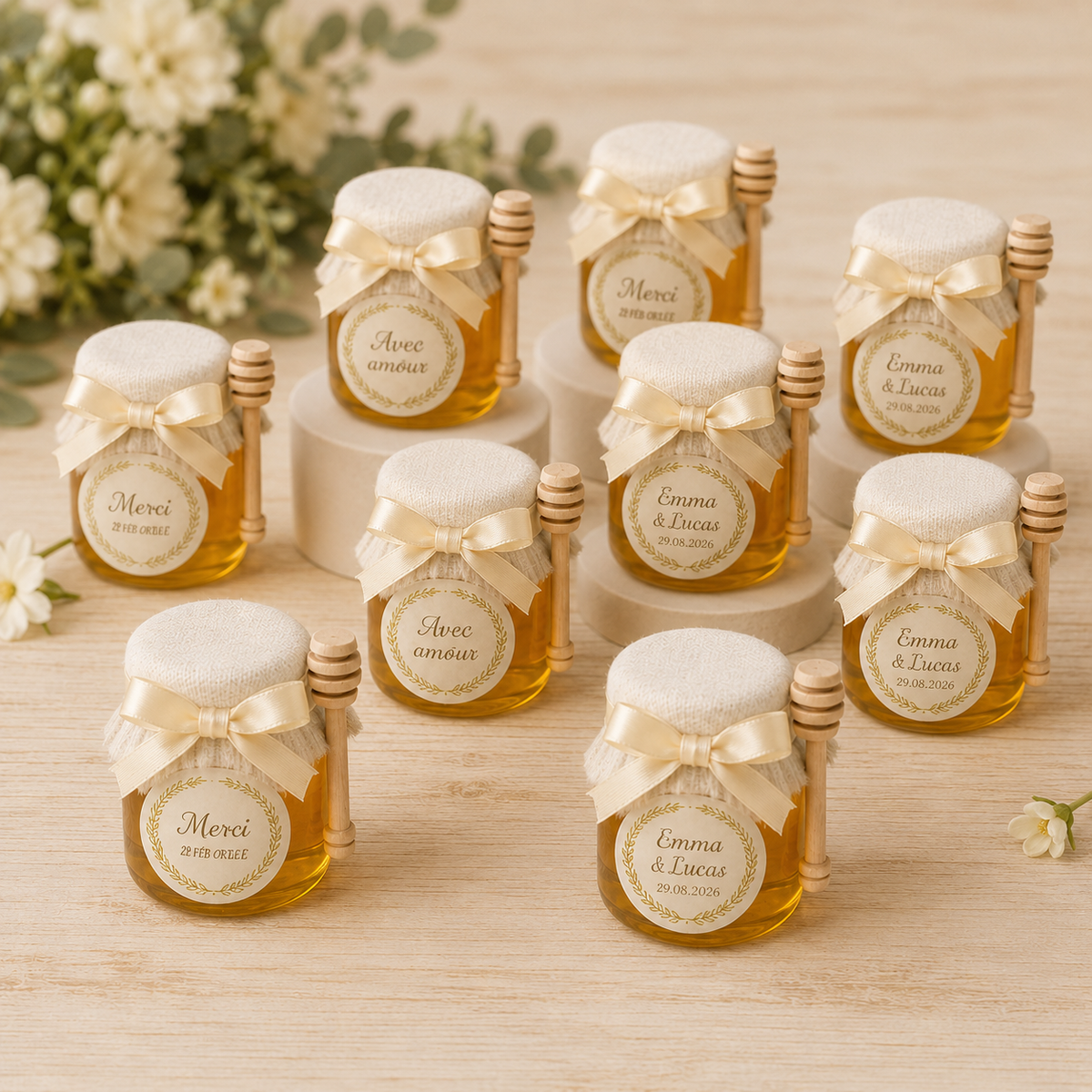 Customizable mini honey jars | 50g and 75g