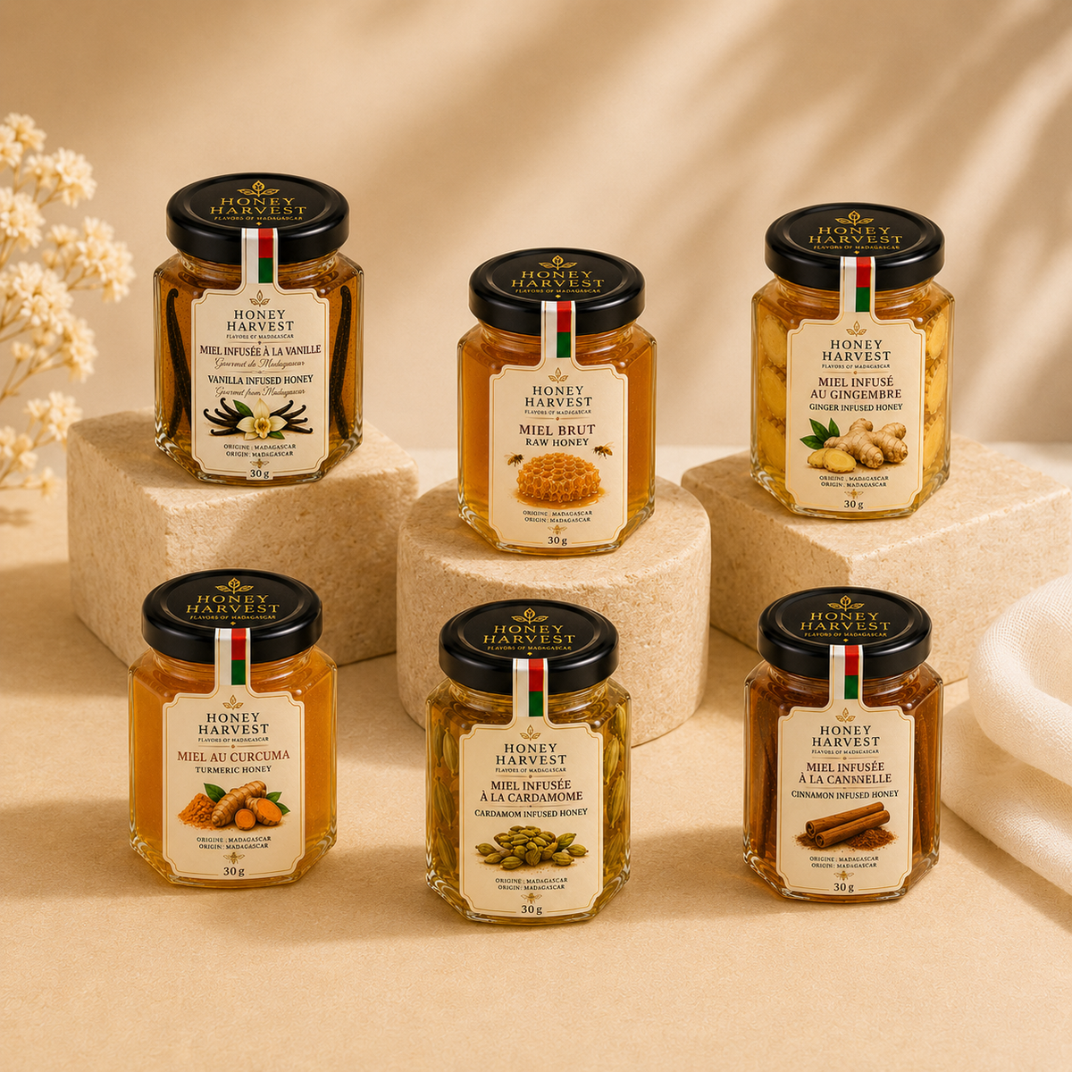 Individual 30 g Mini Honey Jars – Hospitality & Foodservice Format