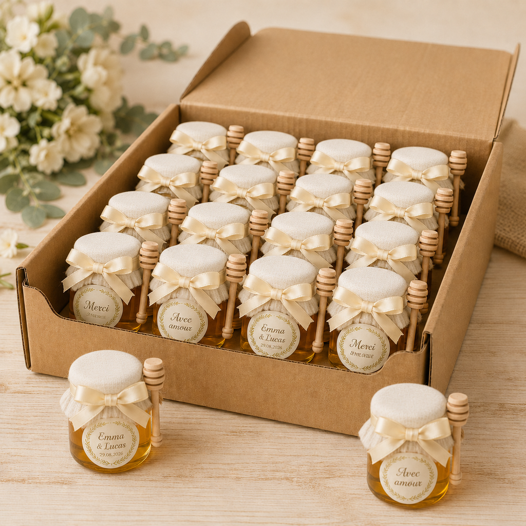Customizable mini honey jars | 50g and 75g