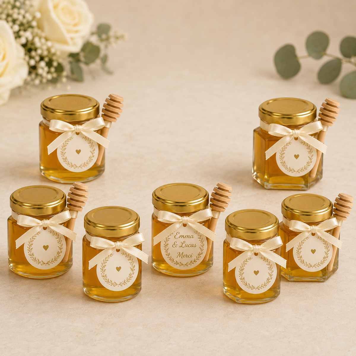 Customizable mini honey jars | 50g and 75g