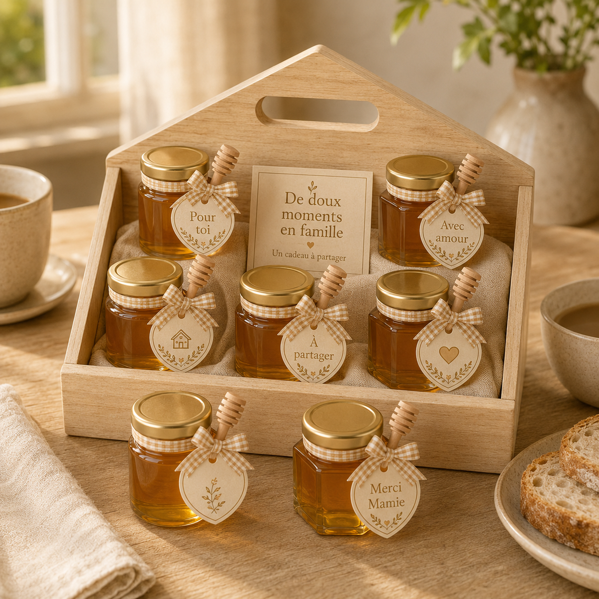 Customizable mini honey jars | 50g and 75g
