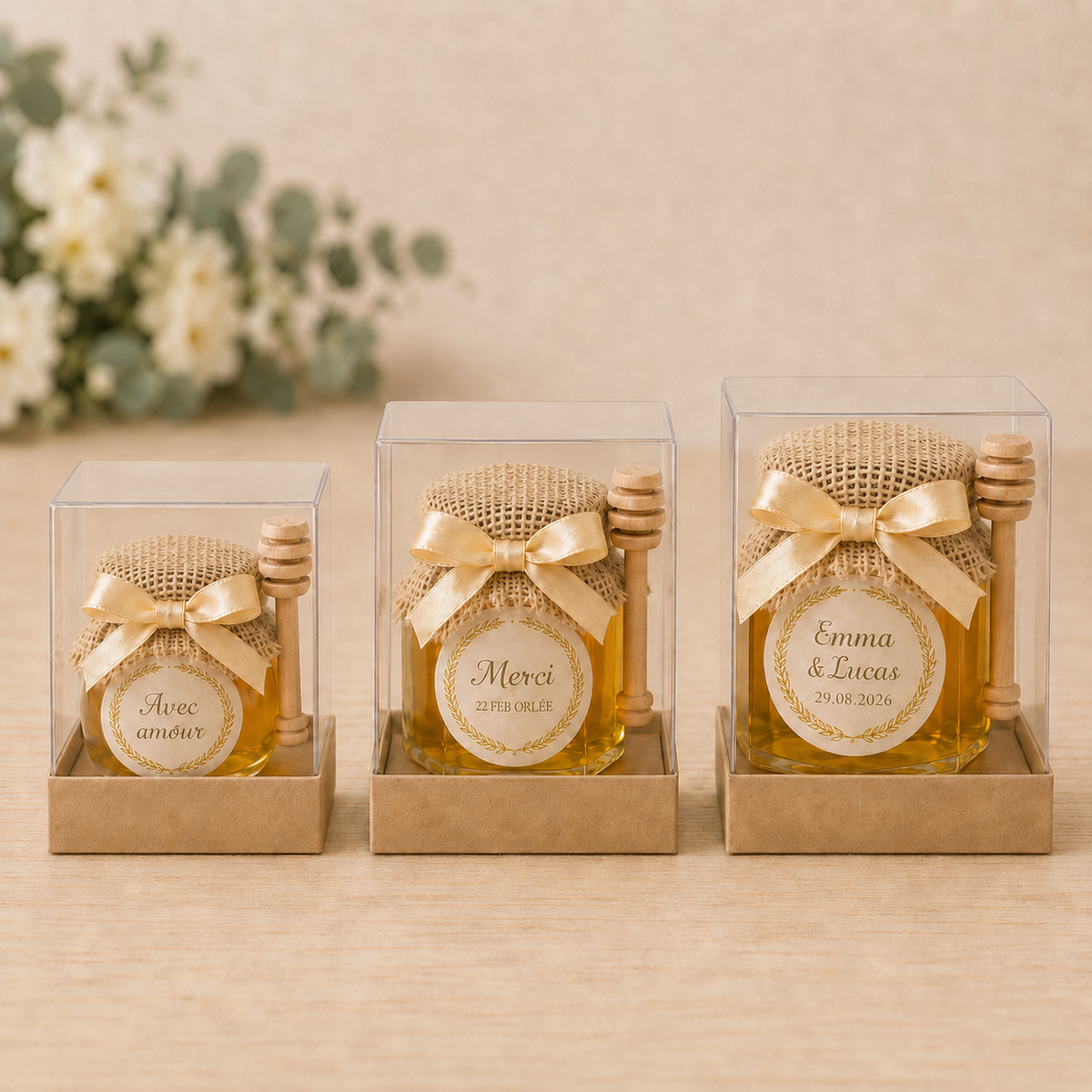 Customizable mini honey jars | 50g and 75g