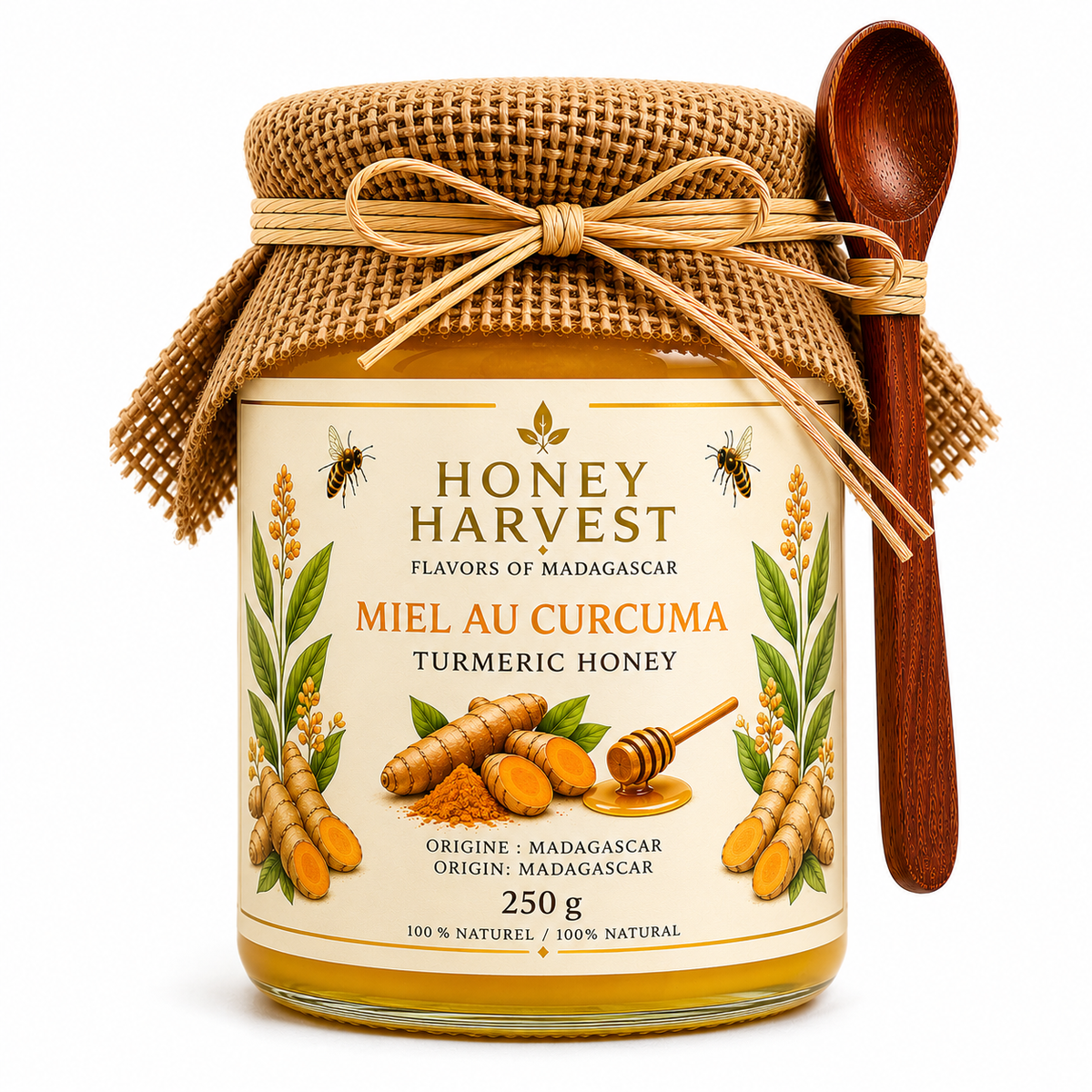 Madagascar Honey Collection – Raw and Infused Honeys – 250 g