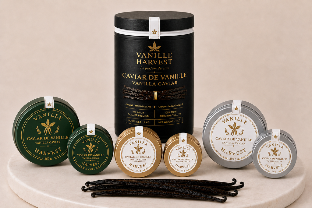 Bourbon vanilla caviar from Madagascar